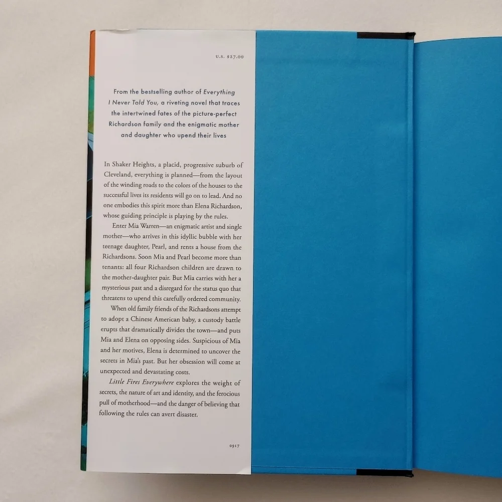 Little Fires Everywhere Book By: Celeste Ng